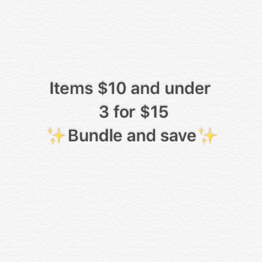 ✨browse my closet, bundle and save ✨
